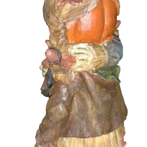 Halloween Corncob Pumpkin Head Couple Centerpiece Table Decoration - Picture 13 of 16